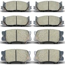 Front Rear Ceramic Brake Pads 8 Pieces Set fit for 2013-2018 Lexus ES300h,for...