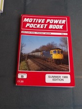 Platform 5 1988 ABC BR Diesel Loco Motive Power Pocket Book Class 37 47 86 33 50