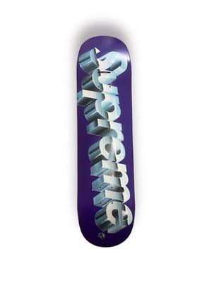 【新品】Supreme Chrome Logo Skateboard Supreme Chrome Logo Purple Skateboard Skate Deck SS20 | eBay