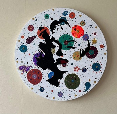 A J Gilbert Original Abstraktes Acryl Gemälde ''Marilyns Vision'' Leinwand NEU