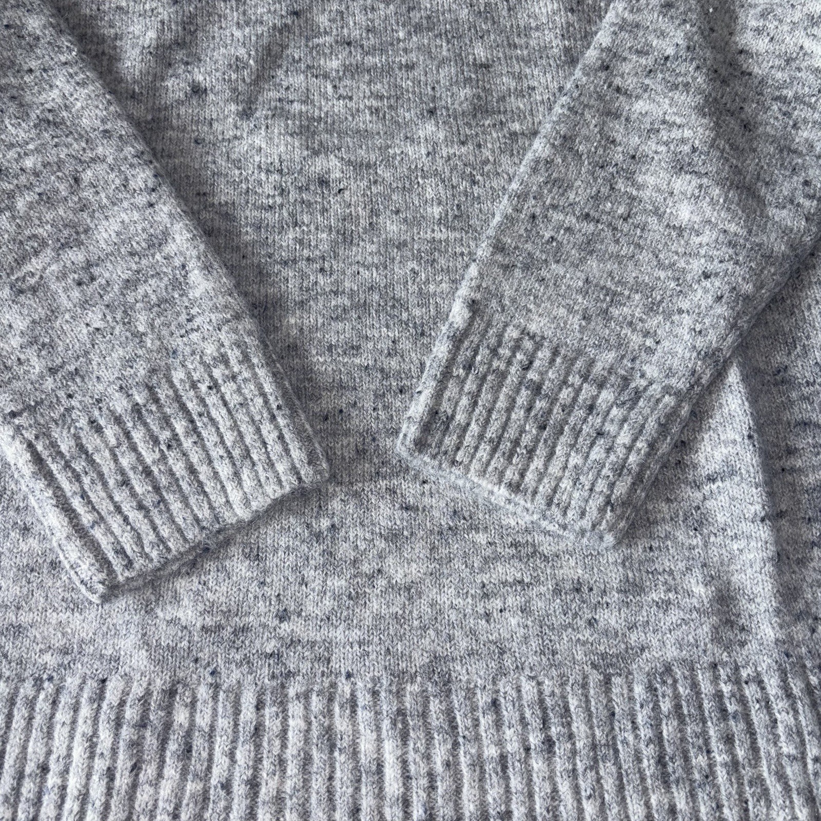 Well Worn Emma - Mock Neck Nep Sweater Size L