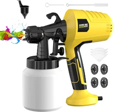 Paint Sprayer for House Painting, 1000W HVLP Spray Paint Gun, Easy Clean Design