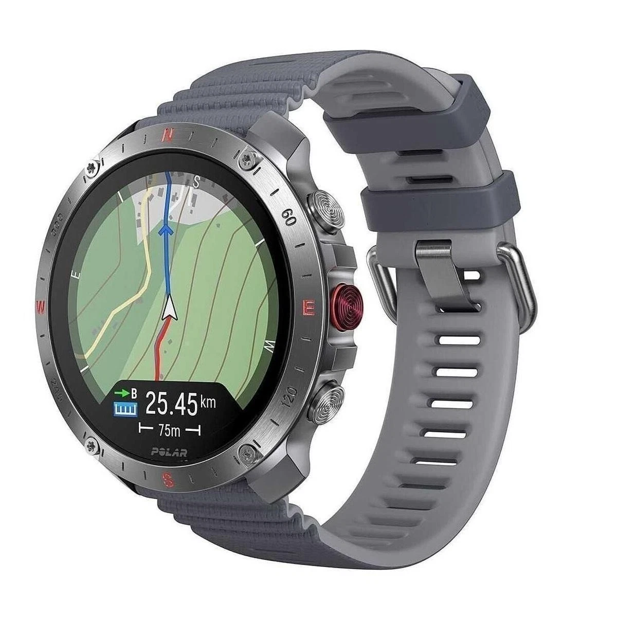 Polar Grit X2 Pro GPS Sportuhr AMOLED EKG Saphir Grau Neuwertig MwSt