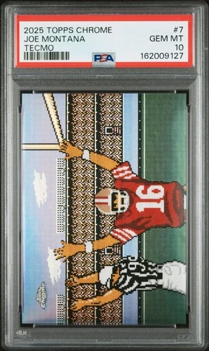 2025 Topps Chrome Joe Montana Base (PSA 10)