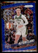 Alysha Clark #129 2025 Panini Prizm WNBA Blue Velocity Prizms