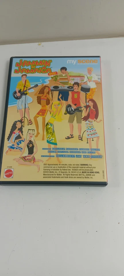 My Scene Jammin' in Jamaica DVD Good Condition DVD Mattel Barbie Movie Rare - Image 2 of 3