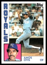 Amos Otis 1984 Topps #655 Kansas City Royals MLB READ FREE SHIPPING AutographDen