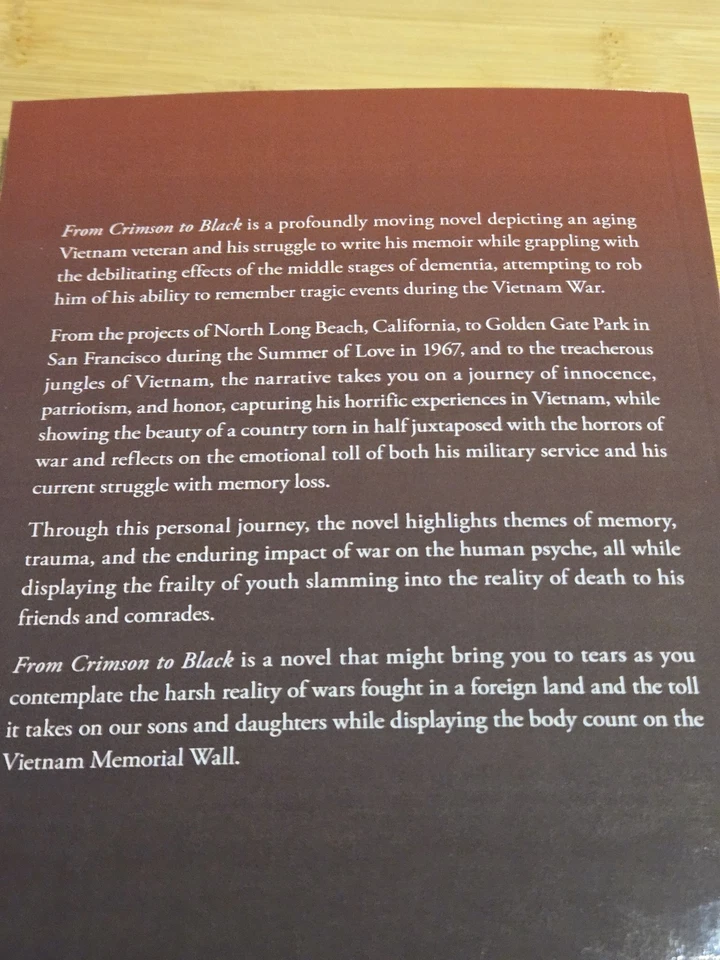 From Crimson to Black - Signed Personal Copy to Whomever You Choose — 第 2/4 张图片