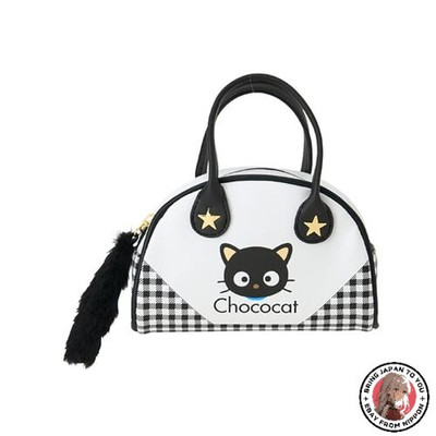 NEW [Sanrio] Mini Boston Pouch Neko no Kai Choco Cat 466468