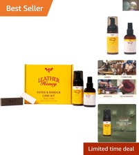 Complete Suede  Nubuck Care Kit: Safe Cleaner, Protector  Brush for All Colors