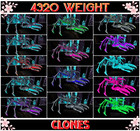 Karkinos 4320 TOP WEIGHT [220PTS] CLONES ARK🌸 Survival Ascended ASA PVE Kark