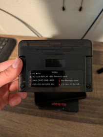 SEGA Saturn HST-3200 Console Action Replay+8M Memory RAM Card Pseudo-Saturn Kai