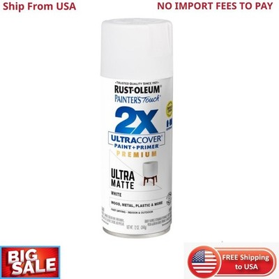 Rust-Oleum 331181 Painter's Touch 2X Ultra Cover Spray Paint, 12 oz, Ultra Matte