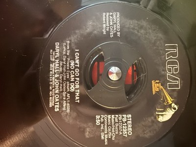 Daryl Hall & John Oates I Can't Go For That 7'' 45 RPM Vinyl RCA PB-12357