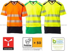 Warnschutz T-Shirt Herren Workwear Payper Way High Vis UV Schutz Baumwollgemisch