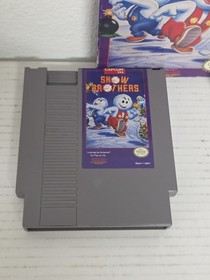 Snow Brothers NES 1991 Capcom Nintendo Complete CIB GAME + MANUAL 