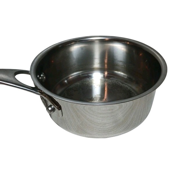 Cacerola pequeña Cuisinart de 1 cuarto de galón de acero inoxidable lista para inducción