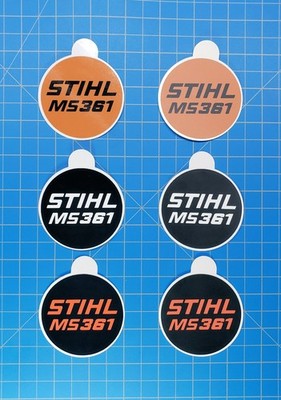 Vinyl Sticker for Stihl MS 361 Recoil Badge ''Full Overlay''