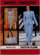 Caitlin Clark 2025 Panini Caitlin Clark Chronicled Red Holo #70 Indiana Fever