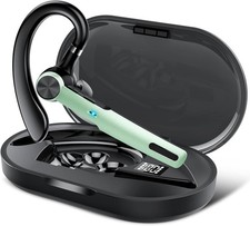 Qecnato g2 Green Wireless Headset IP7 Waterproof Hand-Free New Sealed  