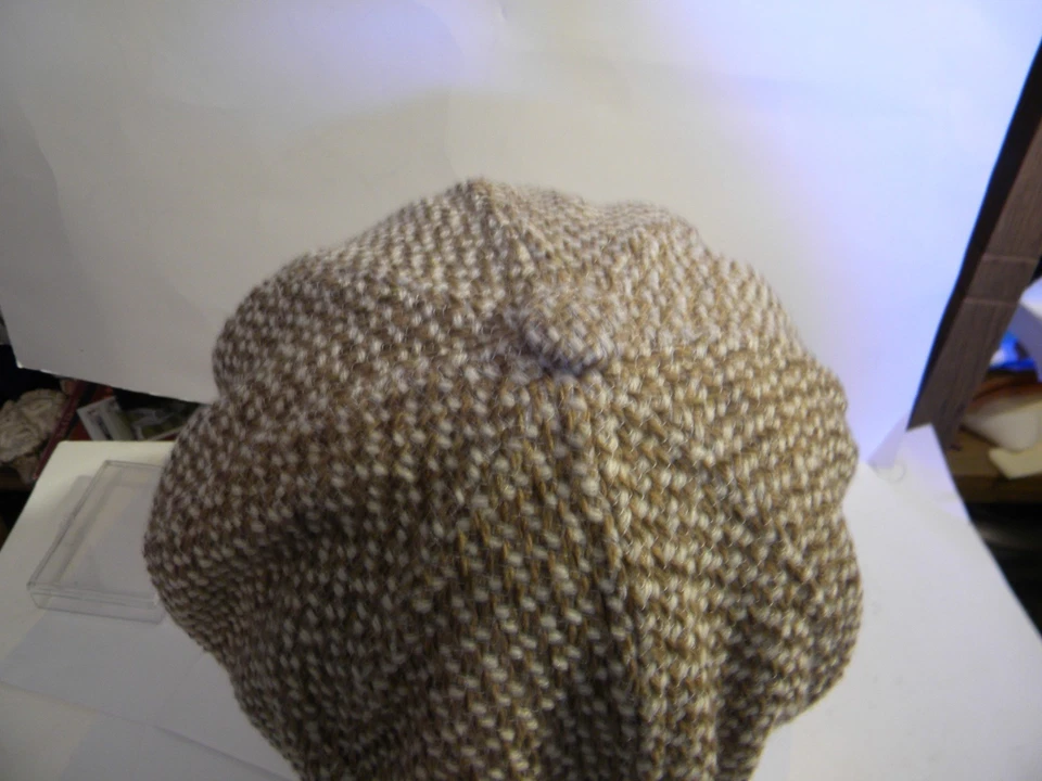 Gorra plana Peter Grimm para mujer talla 0/8 marrón/blanco de polietileno/lana Foto 4 de 4