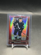 Matias Maccelli 2024-25 O-Pee-Chee Platinum Red Prism 093/199 #135 Utah Hockey
