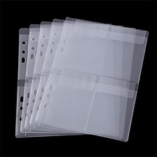 10 Sheet Binder Pockets Inserts Four Pockets A5 Size 6 Hole Binder Folder Dies