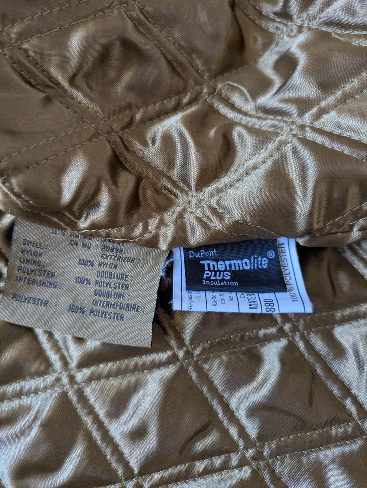 Andrew Marc New York Brown Leather Full-Zip Jacket Zip-Out Quilted Liner Large - Image 4 of 4