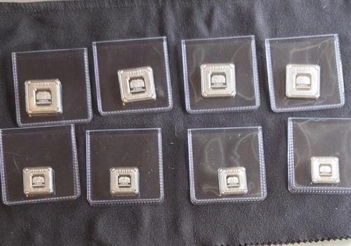 Mixed Lot of 60grams of Geiger Edelmetalle .999 Silver Bullion Squares