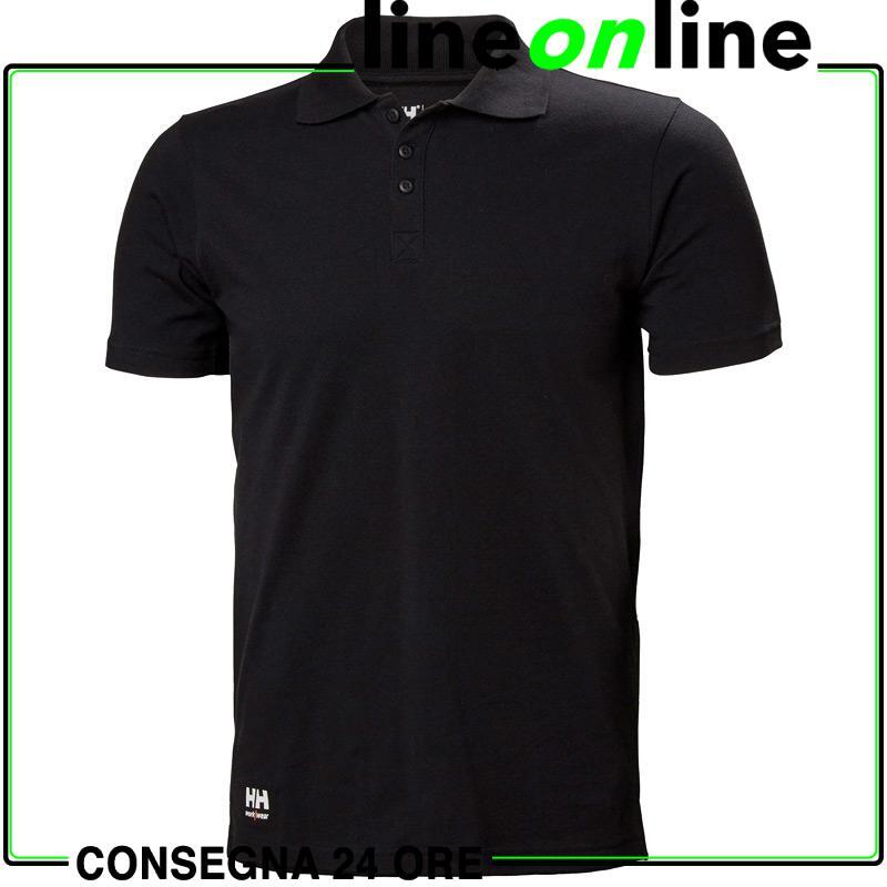 Polo da lavoro Helly Hansen Classic Polo 79167-Nero-XXXXL