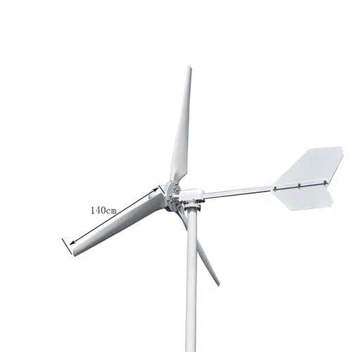3000W Horizontale Windkraftanlage Komplett Windgenerator mit Hybrid Laderegler - Bild 7 von 21