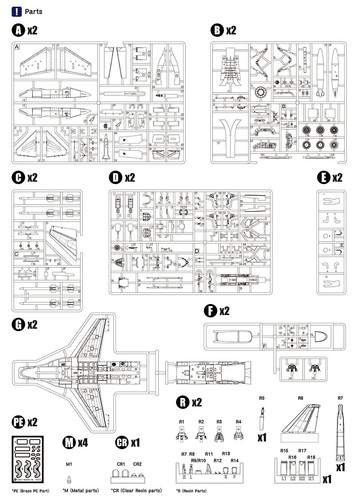 Wolfpack 1/48 T-50A Golden Eagle T-X Program Aircraft Premium Edition Model Kit - Picture 2 of 11