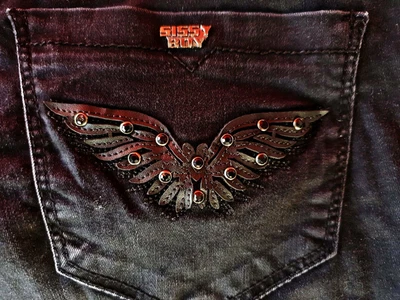 Jon Jon Sissy Boy Skinny Black Jeans Size 14 32 Pants