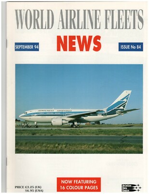 World Airline Fleets News Magazine - 1994 - September