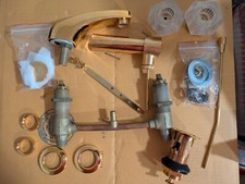 Vintage 80s - American Standard 2248.581 Avalon Widespread Lav Faucet Gold NOS