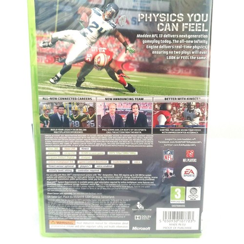 Madden NFL 13 Xbox 360 Microsoft Video Game Sealed Factory Sealed - Picture 10 of 12
