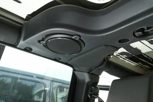 Cubierta de borde de decoración de marco de altavoz de techo superior 2 piezas para Jeep Wrangler JK JKU 2007-17 - Imagen 49 de 70