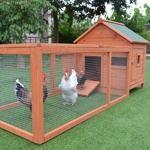 Details About Chicken Coop 18m Classic Wooden Chicken House Hutch Egg Cage With Big Run T055