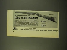 1967 Richland Arms Model 711 Shotgun Ad - The ultimate in waterfowl guns