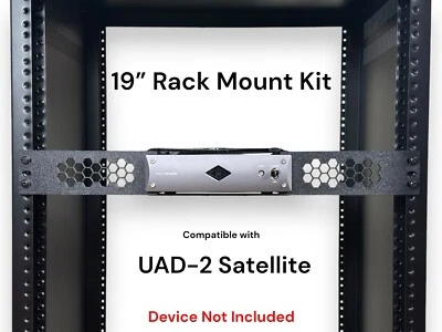 IRON PRINTS Rack Mount Kit for UAD-2 Satellite Thunderbolt 19 Inch Rack 1.5U 4 Variations