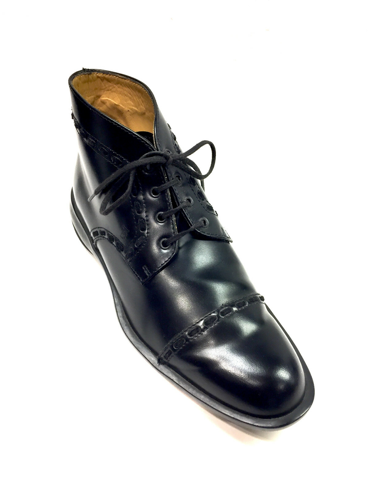 SAOLA Stivaletti con lacci TOD's pelle scamosciata in pelle scamosciata con filo accento con lacci taglia 7 5