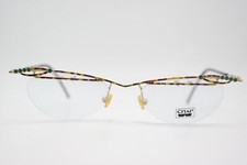 Vintage Glasses Chai MED 2 Multicolored Half-Rim Eyeglass Frame