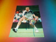 Boris Becker tennis signed autographed autograph on photo