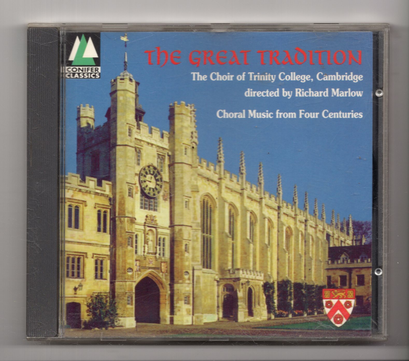 (JN718) The Choir Of Trinity College Cambridge, The Great Tradition - 1993 CD
