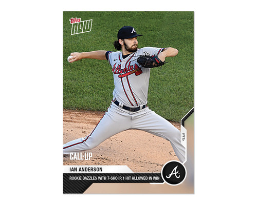 2020 Topps Now 257 Ian Anderson