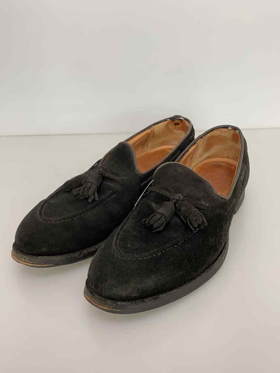 CROCKETT&JONES loafers/UK8.5/BLK/suede/29376 | eBay