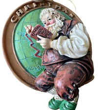 Vtg. 1998 Norman Rockwell Saturday Evening Post Christmas Ornament Santa