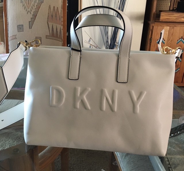 dkny black satchel bag