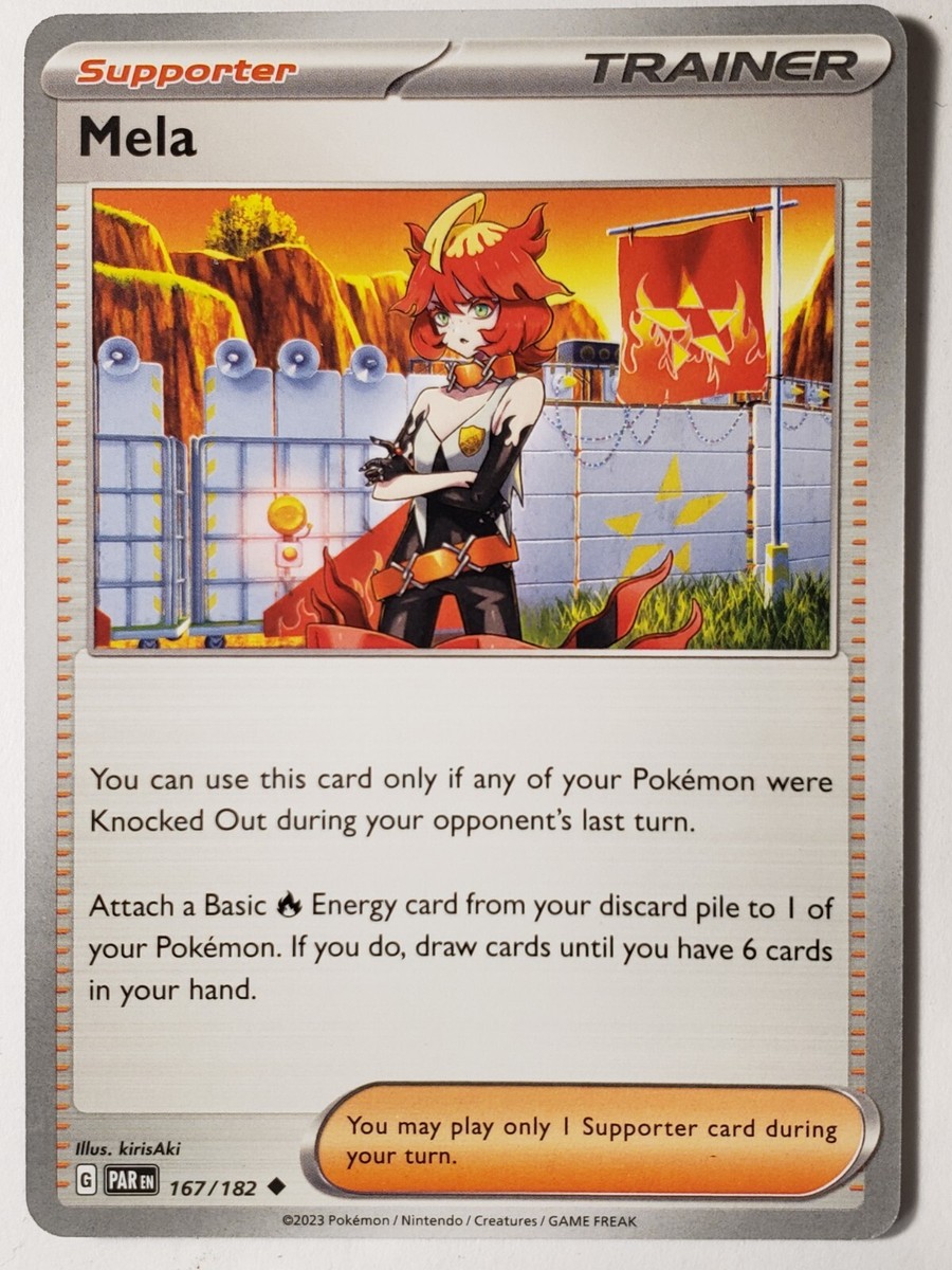 Mela 167/182 NM Pardox Rift Scarlet Violet Pokemon Card $2