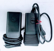 Lot of 2 Dell 130.0w AC Adapter Charger Model: HA130PM170 THUNDERBOLT  ROUND IN